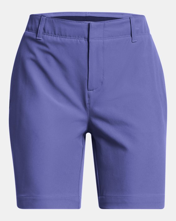Women's UA Drive 7" Shorts, Purple, pdpMainDesktop image number 4